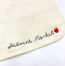 Load image into Gallery viewer, Heaven&#39;s Market Embroidered Wash Cloth
